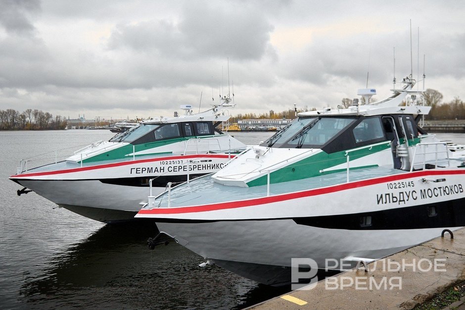 Речной флот Татарстана пополнился двумя новыми скоростными судами