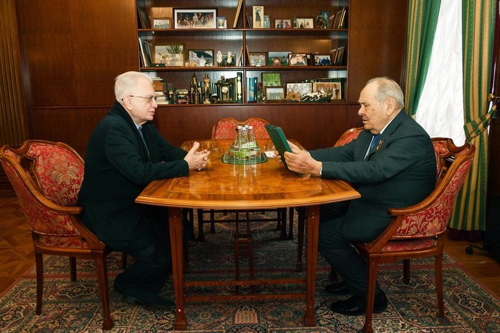 Минтимер Шаймиев и гендиректор Эрмитажа обсудили вопросы по управлению объектами Всемирного наследия