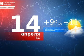 В Казани ожидается потепление до 11 градусов