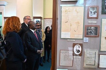 Президент Умару Сисоку Эмбало встретился со студентами КФУ из Гвинея-Бисау