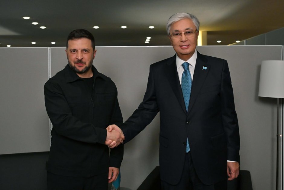 Токаев и Зеленский провели переговоры на полях Генассамблеи ООН