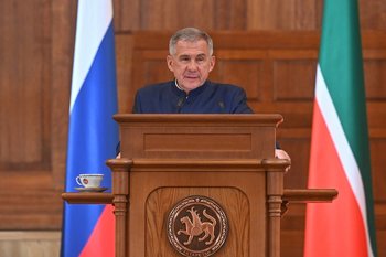 Ежегодное послание раиса Татарстана Рустама Минниханова Госсовету республики
