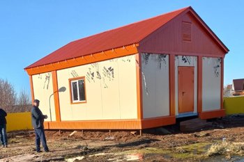 В селе Ляки Сармановского района строится новый модульный ФАП