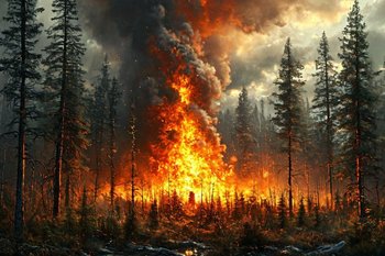 В России за сутки ликвидировали два лесных пожара