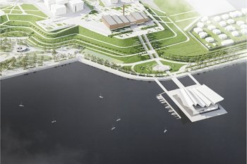 На Казанке напротив Нацбиблиотеки РТ может появиться сцена на воде