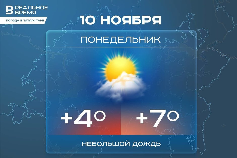 Сегодня в Татарстане ожидается до +8 градусов