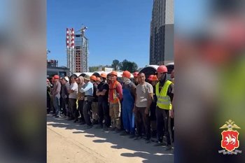 В Казани сотрудники полиции выявили нелегалов на стройке ЖК