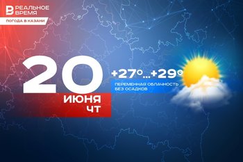 Сегодня в Казани до +29 градусов