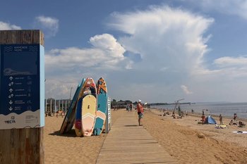В Лаишево начали восстановление пляжа «Камское море» после шторма