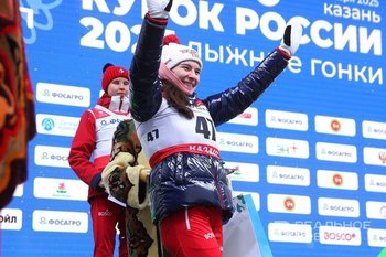 Терентьева выиграла в скиатлоне на чемпионате России в Казани, Непряева — вторая