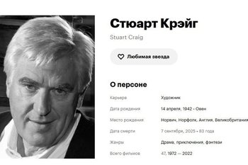 Умер художник-постановщик фильмов о Гарри Поттере