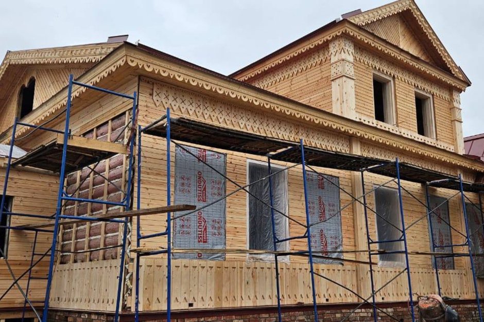 В Кукморе завершается реставрация исторического здания музея Комаровых