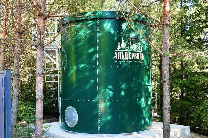 Резервуар FLAMAX установили в глэмпинге «Альдервиль»