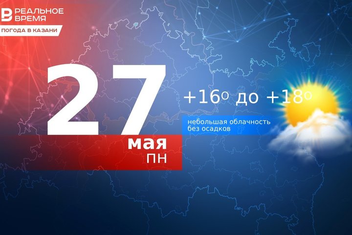 Сегодня в Казани до 18 градусов тепла