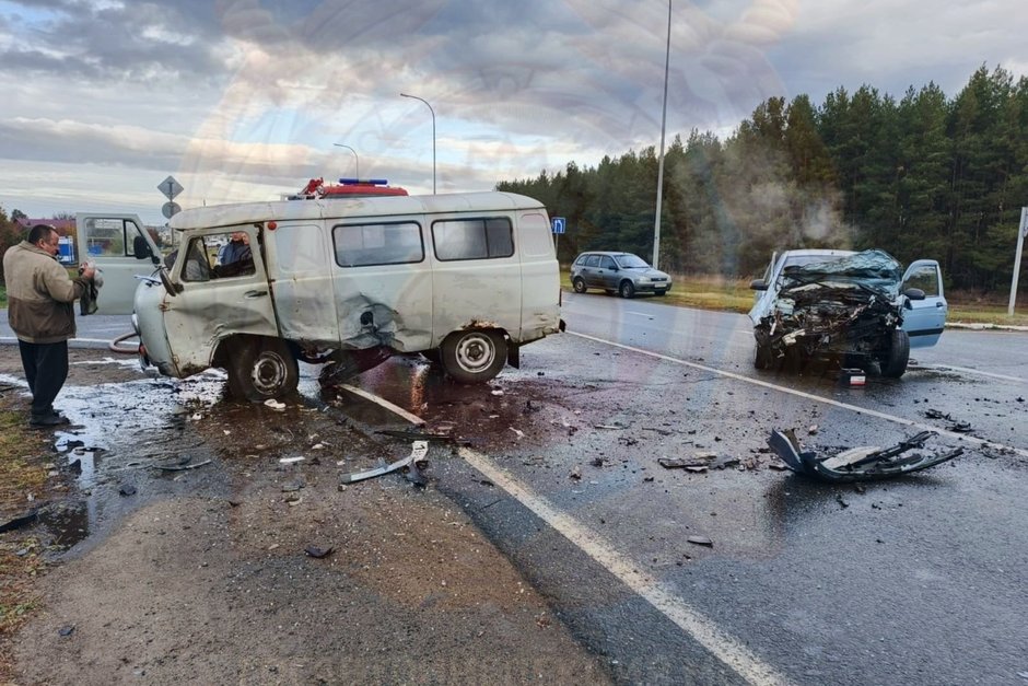 В Спасском районе Татарстана водитель Hyundai погиб при столкновении с УАЗом