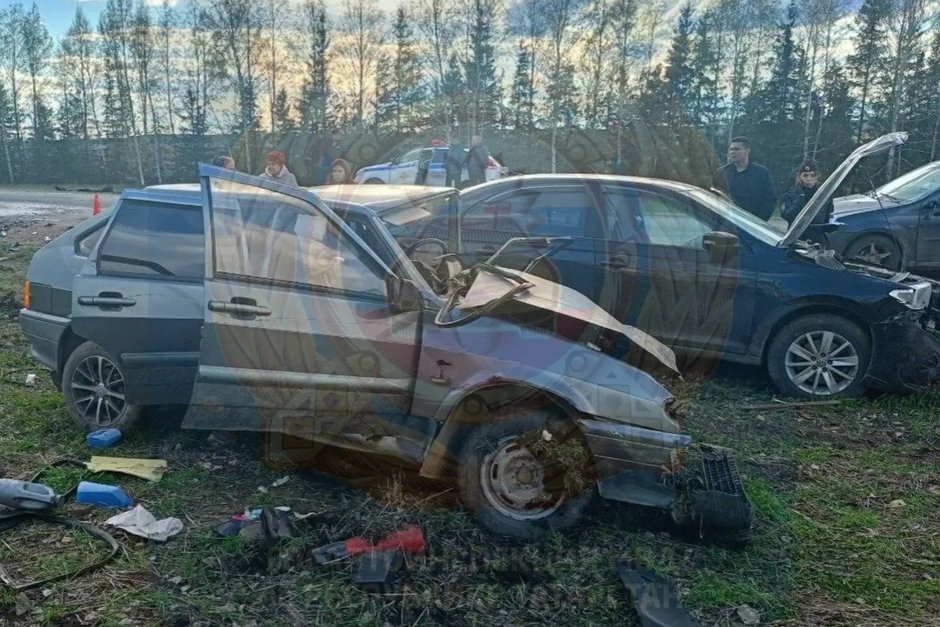 В Татарстане произошло массовое ДТП с погибшими в Лениногорском районе