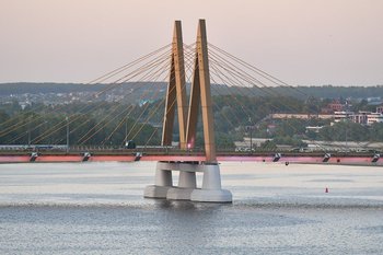 В Казани закрыли доступ к набережной у моста «Миллениум»