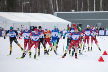 Татарстан выиграл мужской командный спринт на чемпионате России по лыжным гонкам
