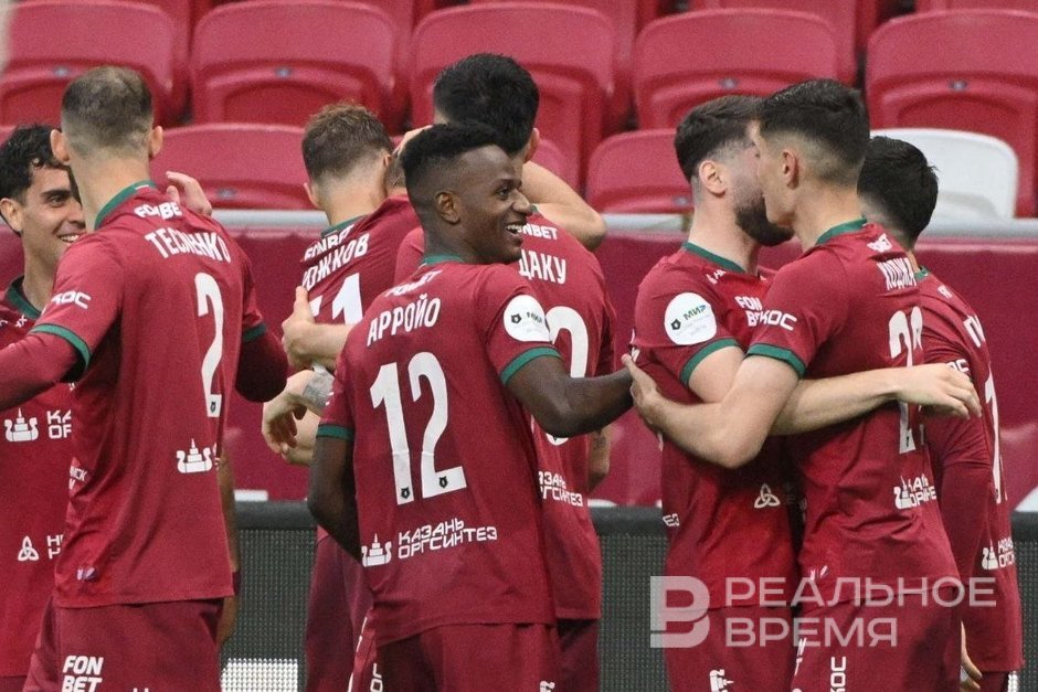 «Рубин» сыграл вничью с «Акроном» в Казани в праздничном для клуба матче