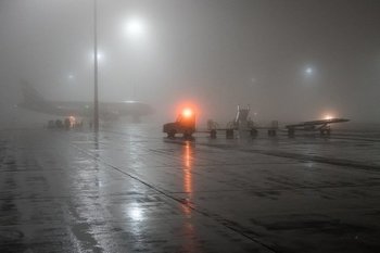 В аэропорту Казани задерживаются рейсы из-за снегопада и тумана