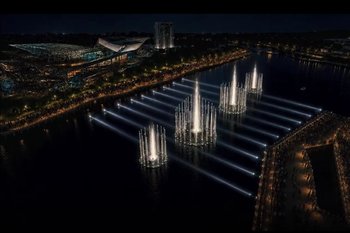 Светомузыкальный фонтан на озере Кабан в Казани появится в 2027 году — фото