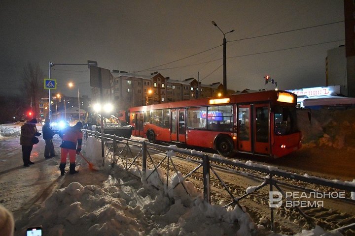 В Казани утвердили 47 новых полос для автобусов и троллейбусов