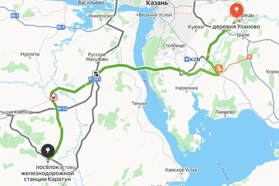 В Апастовском районе ограничат движение на участке Уланово — Каратун