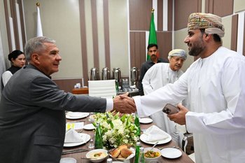 Рустам Минниханов встретился с председателем торгово-промышленной палаты Омана