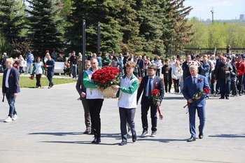 Работники АО «ТАИФ-НК» приняли участие в праздновании Дня Победы