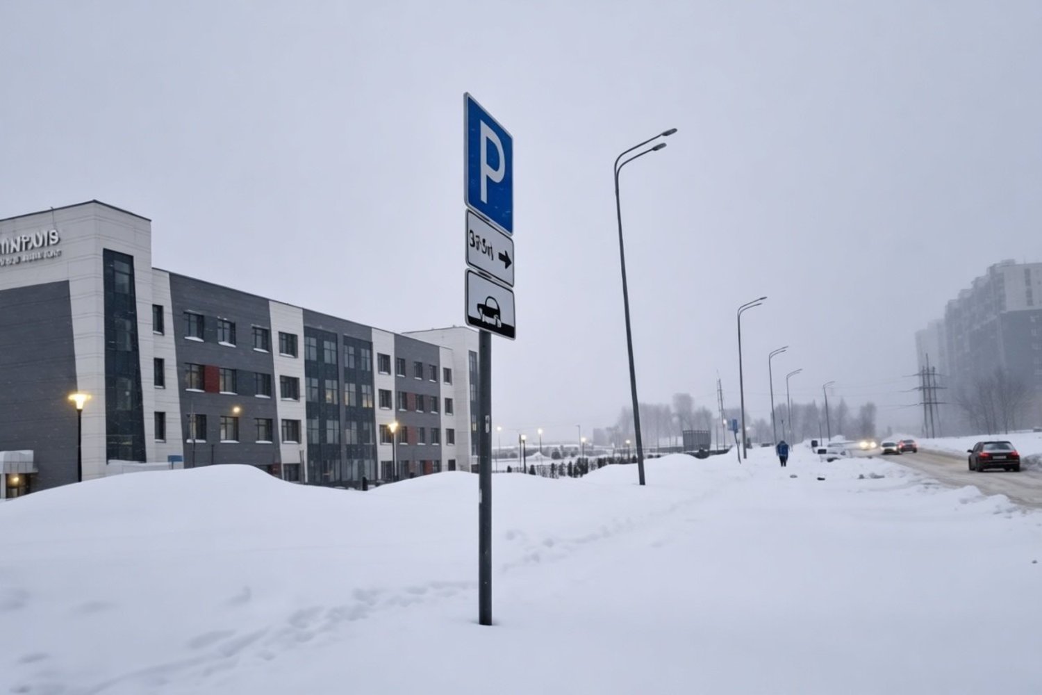 В ночь на 6 марта в Казани очистят платные парковки