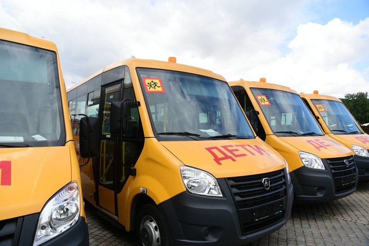 Школьный автопарк Татарстана пополнился 57 новыми автобусами
