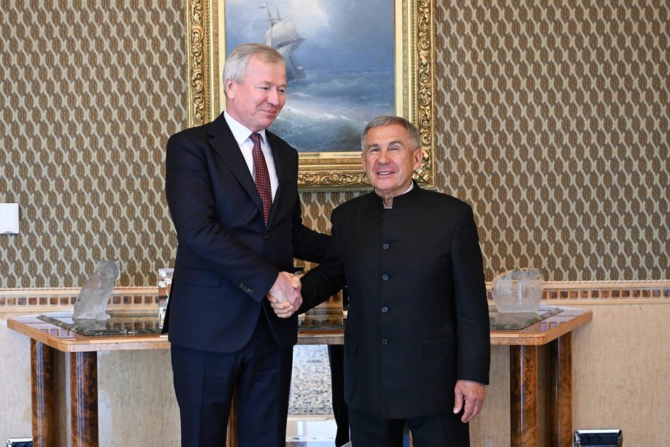 Минниханов встретился с главой судебного департамента Ивановым