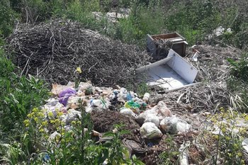 В селе Бегишево обнаружена незаконная свалка площадью 0,75 га