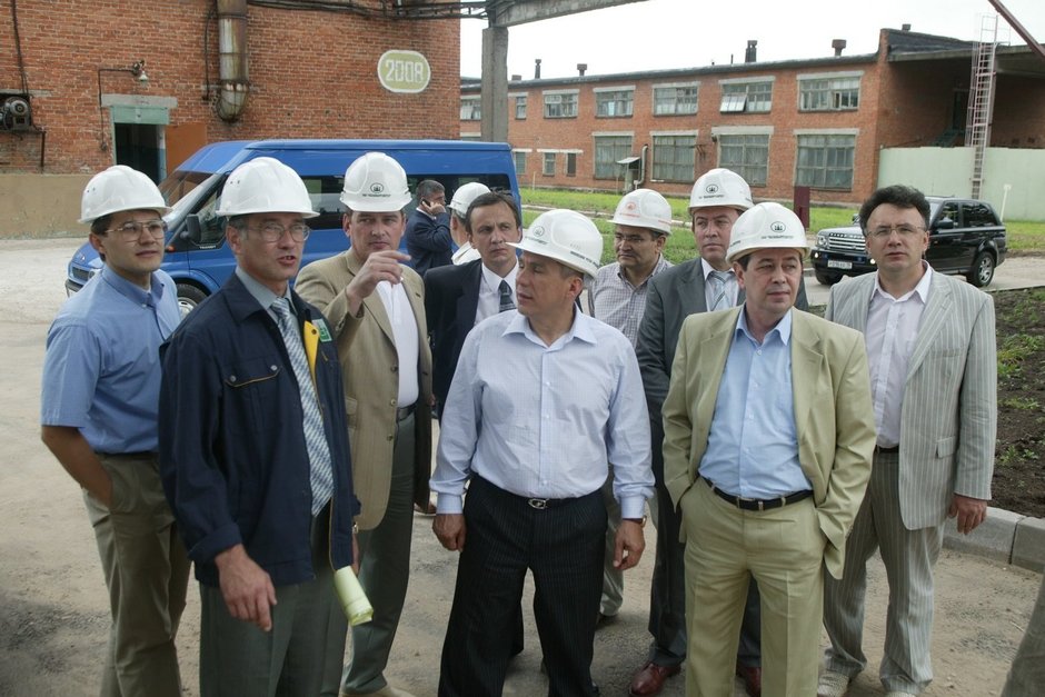 2 августа 2005 г. Визит Премьер-министра РТ Р.Н. Минниханова на ОАО «Казаньоргсинтез»