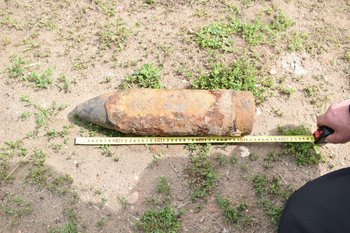В Татарстане нашли снаряд времен Гражданской войны