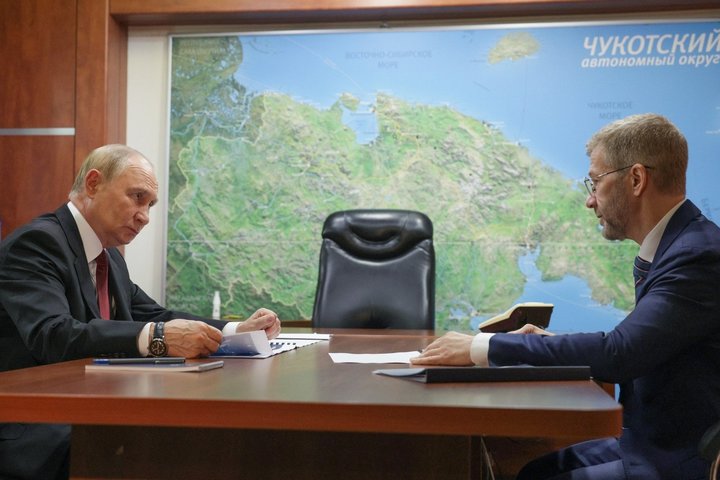 Президент России посетил Чукотку, возвращаясь с Аляски