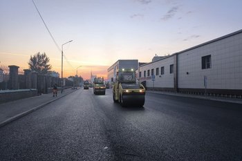 В Казани доложили о ходе дорожных работ на улице Галиаскара Камала