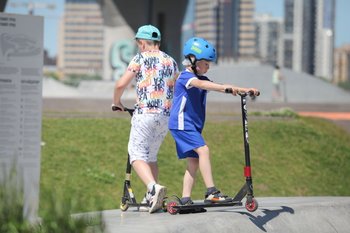 В 2025 году в Казани достроят детскую площадку в парке у нового здания театра им. Камала