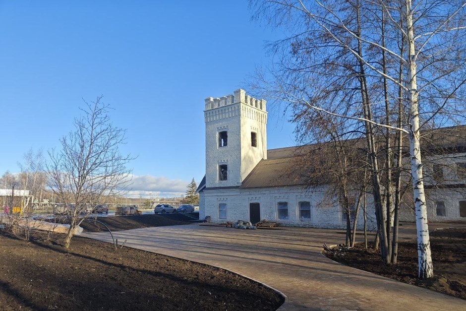 В Татарстане продолжаются работы по восстановлению заводской конторы товарищества «П.К. Ушков и К»