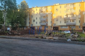 В Нижнекамске начали строительство нового сквера по программе «Наш двор»