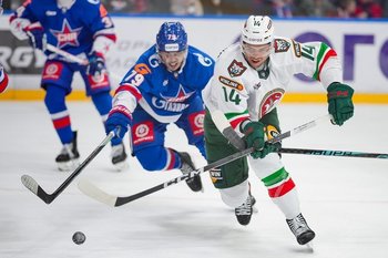 СКА одержал волевую победу над «Ак Барсом» в Санкт-Петербурге