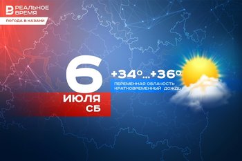 Сегодня в Казани до +36 градусов