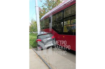 Движение трамвая №4 в Казани восстановлено после ДТП