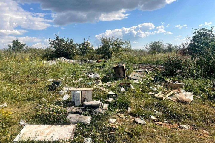 В Тукаевском районе Татарстана обнаружили незаконную свалку