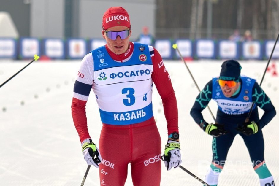 Первую в сезоне победу лыжник Большунов одержал в Казани