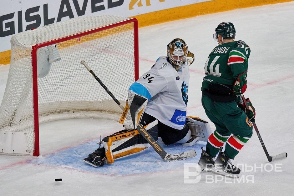 Гол Шипачева стал победным для минского "Динамо" в матче с "Ак Барсом"