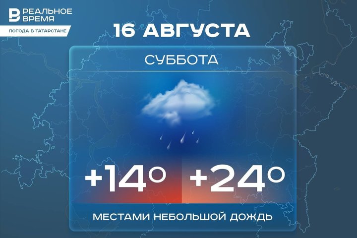 Сегодня в Татарстане ожидается до +24 градусов