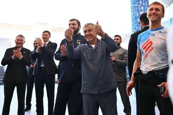 Минниханову показали технику Российского университета спецназа им. Путина