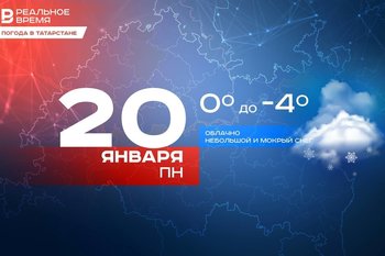 Сегодня в Татарстане ожидается мокрый снег и до -4 градусов