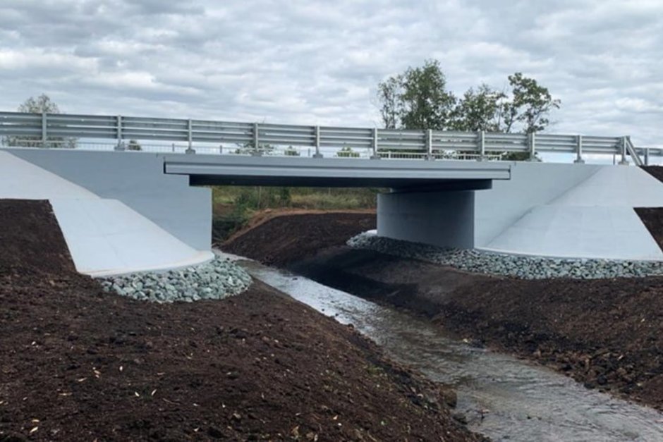 В Татарстане завершили реконструкцию моста через реку Сарсак